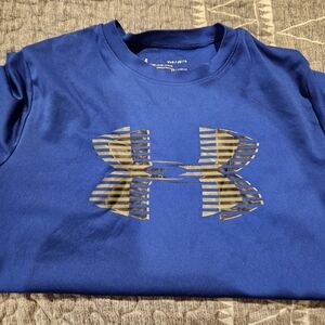 Blue dry fit boys shirt